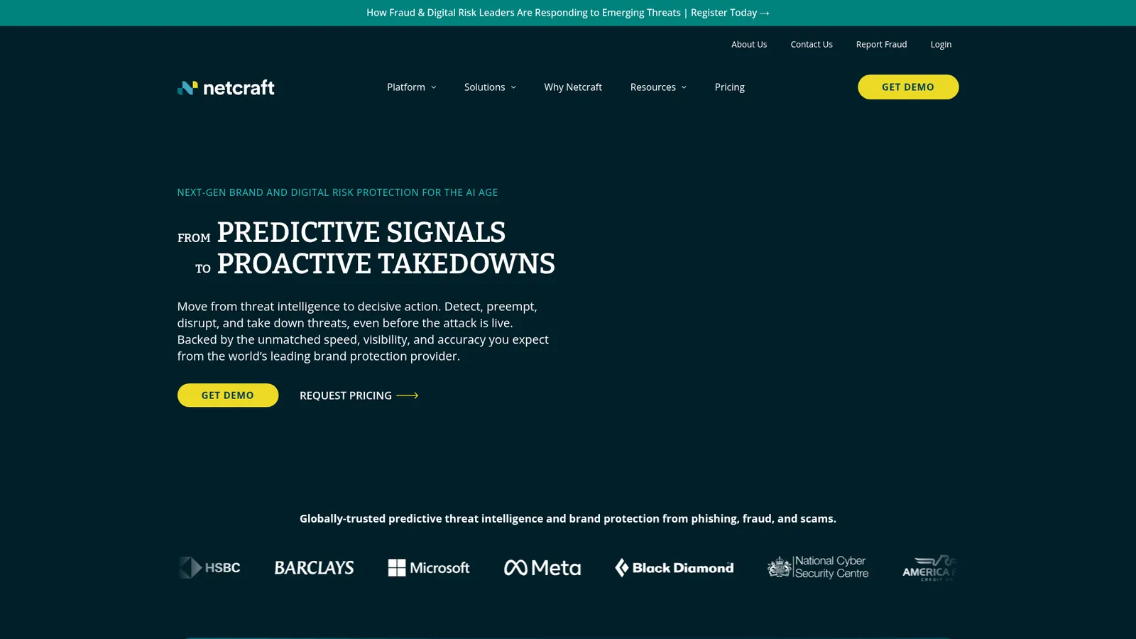Screenshot von https://netcraft.com