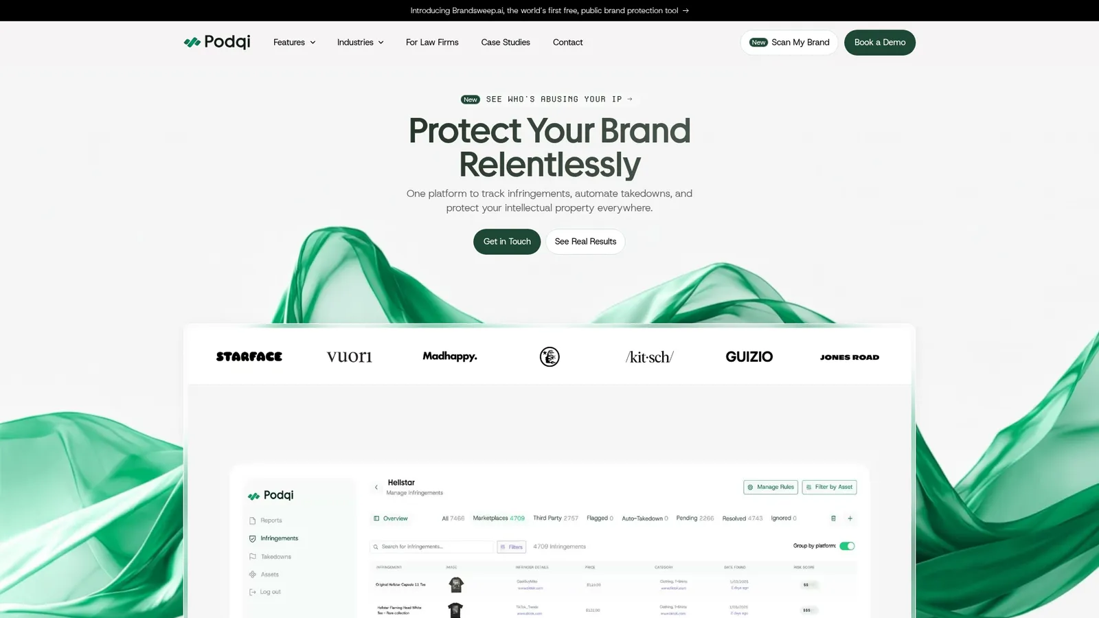 Screenshot von https://www.podqi.com